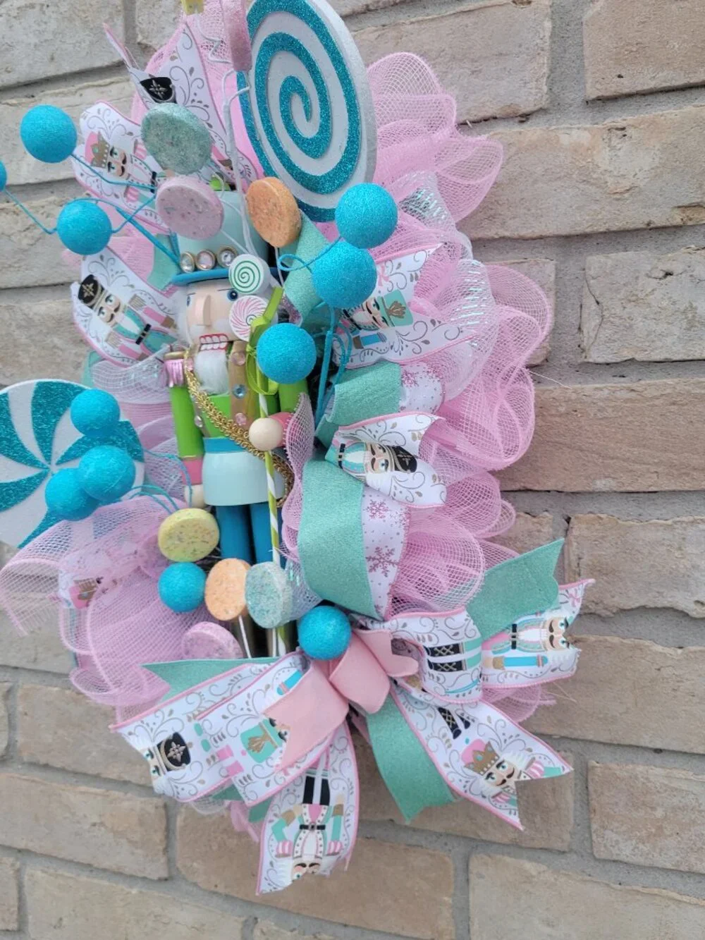 Christmas NutcrackerSwag(Candy Themed)
